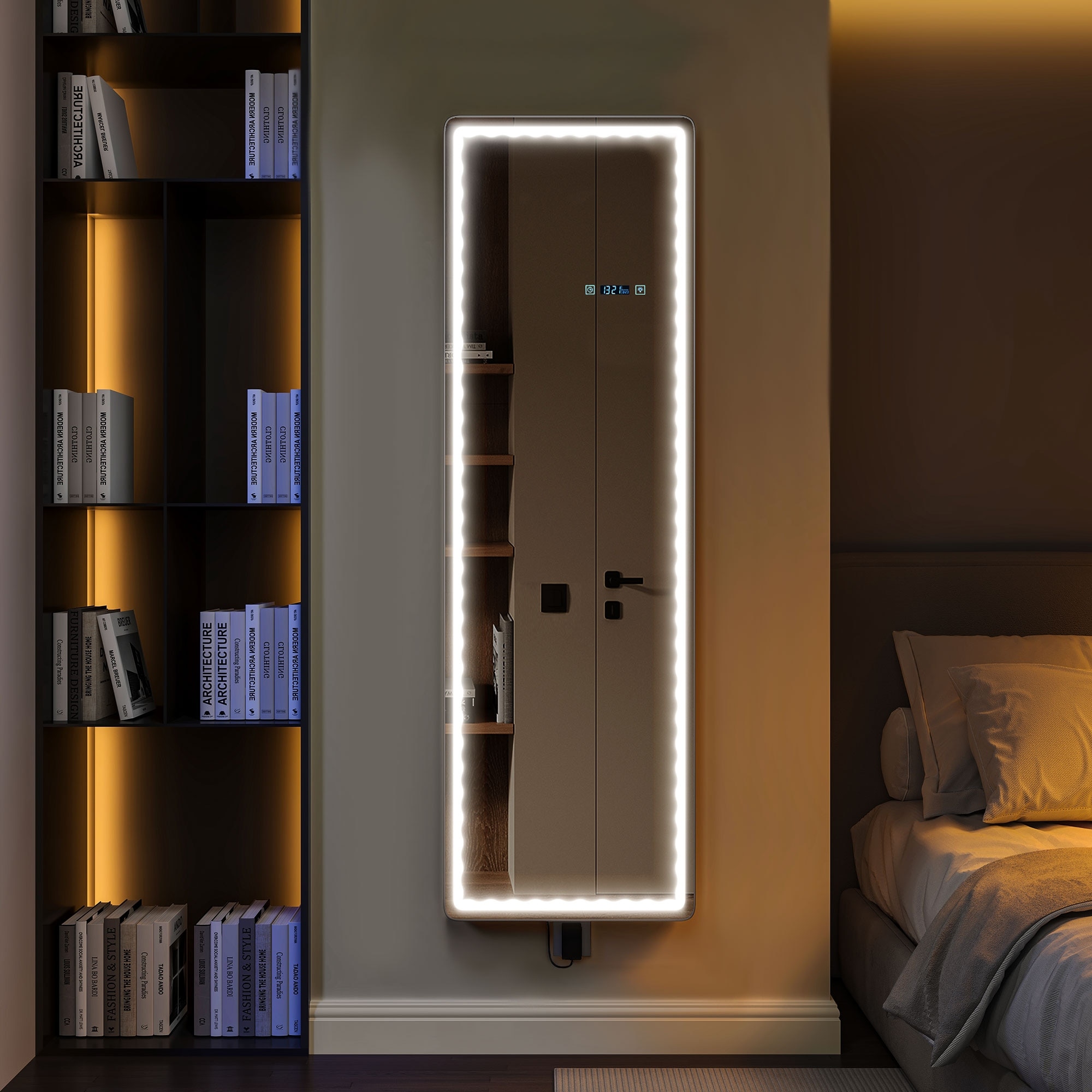 Light mirror for bedroom cheap
