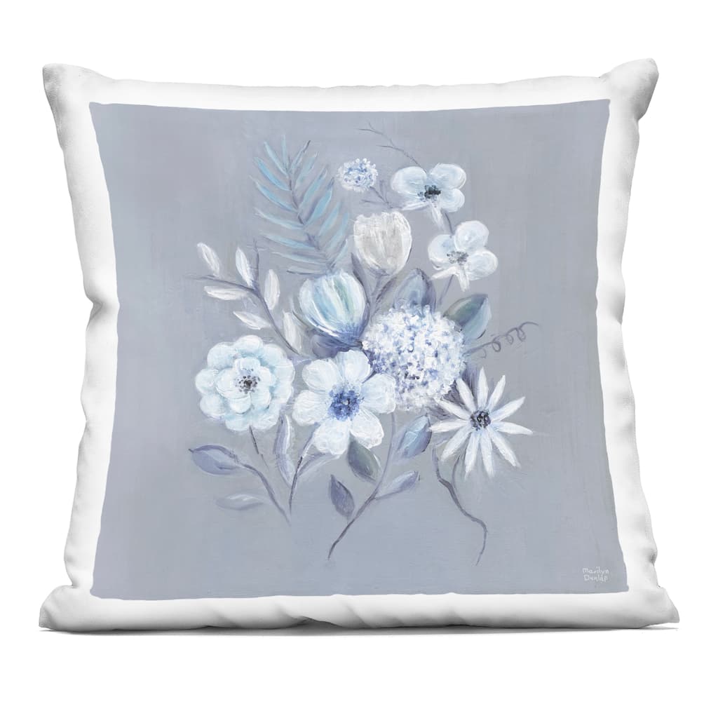 Stupell Mixed Flower Bundle Decorative Printed Throw Pillow Design by Marilyn Dunlap