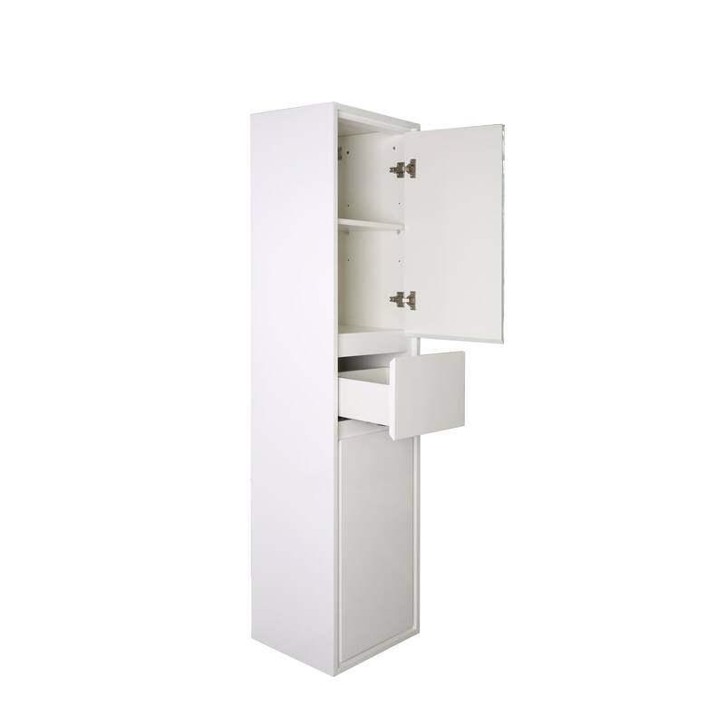 Morava 16'' Wall Mounted Linen Cabinet