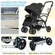 preview thumbnail 8 of 9, Babyjoy Sit & Stand Double Stroller with Adjustable Handle Bar - See Details