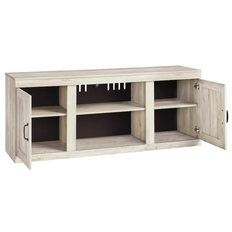 Signature Design by Ashley Wynnlow Weathered Woodgrain 60-inch TV Stand