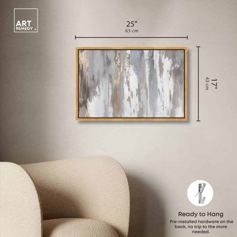 Flooding Gold I Canvas by Art Remedy