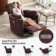 preview thumbnail 20 of 68, HOMYKA Power Rocker Swivel Recliner with USB and Type-C Ports