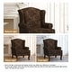 preview thumbnail 120 of 119, 31" W Modern Upholstered Linen Wing Back Accent Chair with Rolled Arm