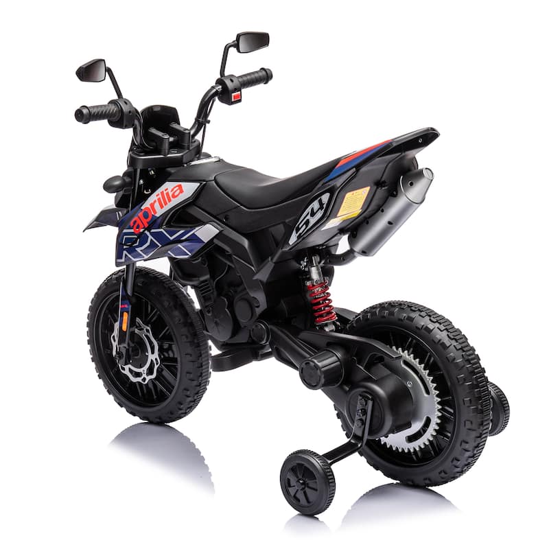 12V Electric Kid Ride On motorcycle, Apulia Licensed motorcycle for Kids, Battery Powered Kids Ride-on motorcycle