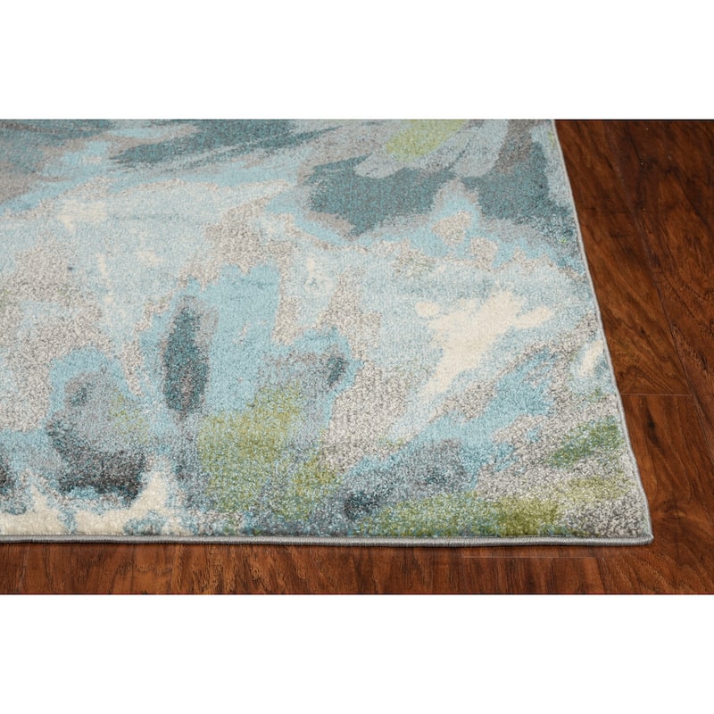 Porch & Den Abstract Mid-century Floral Area Rug