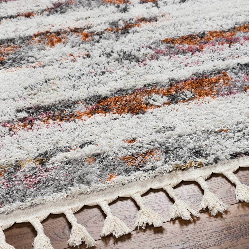 Livabliss Polaris Boho Abstract Plush Area Rug On Sale Bed Bath