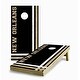 preview thumbnail 1 of 5, New Orleans Saints Multi Stripe Cornhole Game (Choose Wraps or Boards) 2x4 Boards (24" x 48") - Include ALL Accessories