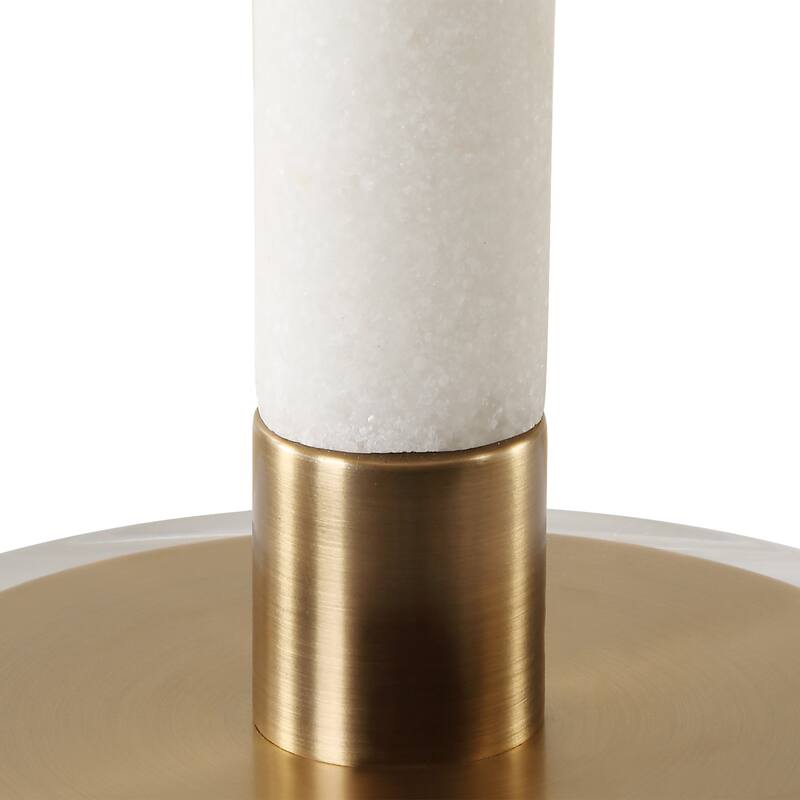 Uttermost Colette White Stone Table Lamp - 35.5'' H X 14'' W X 14'' D