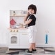 preview thumbnail 3 of 8, Teamson Kids - Little Chef Boston Modern Play Kitchen - White / Wood - 22.25" L x 12" W x 37.5" H