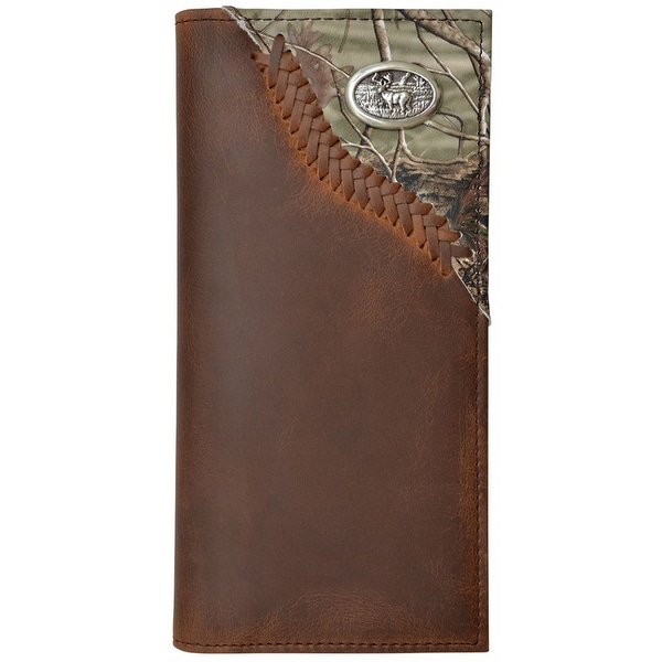 Badger Western Wallet Mens Bifold Outdoor Realtree Camo Brown - One size