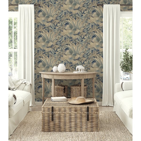 Tommy Bahama Bahamian Breeze Denim Peel & Stick Wallpaper - 20.5 in. W ...