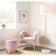 preview thumbnail 10 of 16, Silver Orchid Randolf Velvet Ottoman