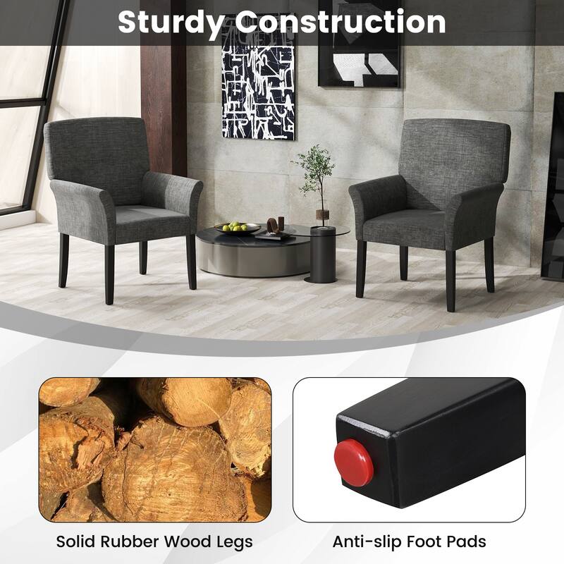 Ergonomic Executive Armchair with Soft Velvet and Rubber Wood Legs