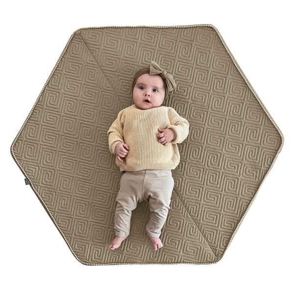 slide 2 of 5, Boppy Baby Play Mat, Natural Maze - Natural Maze Natural Maze