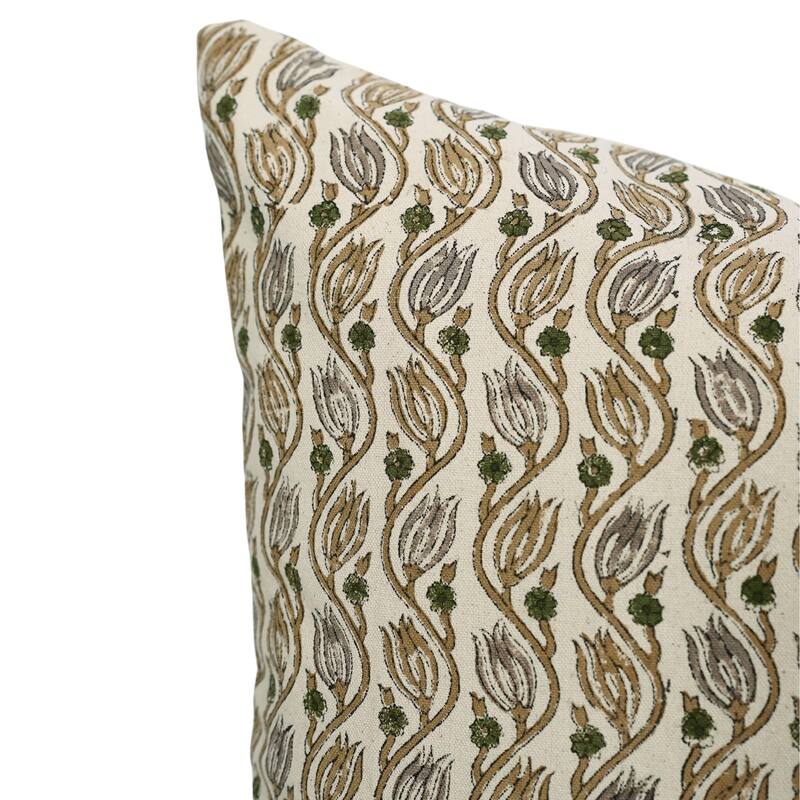 Cotton Bohemian Block print pillow Cover Kersangari