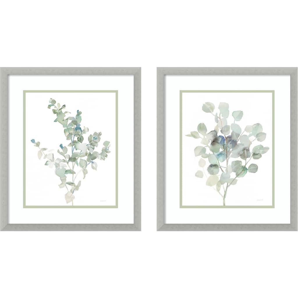Eucalyptus Cool - set of 2 Framed Art Print