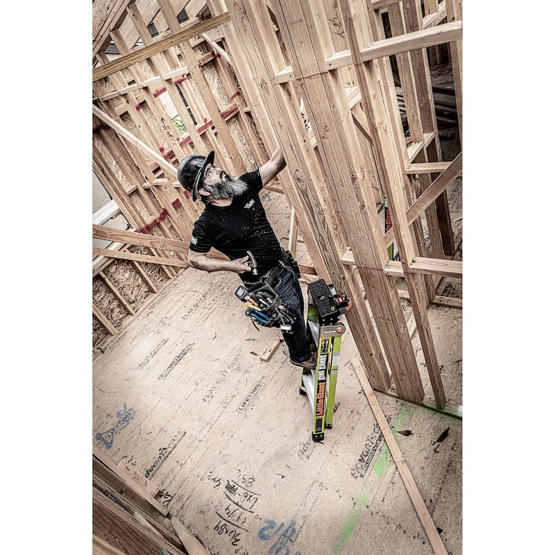 Little Giant King Kombo Professional 4'-7' Fiberglass 3-in-1 Ladder