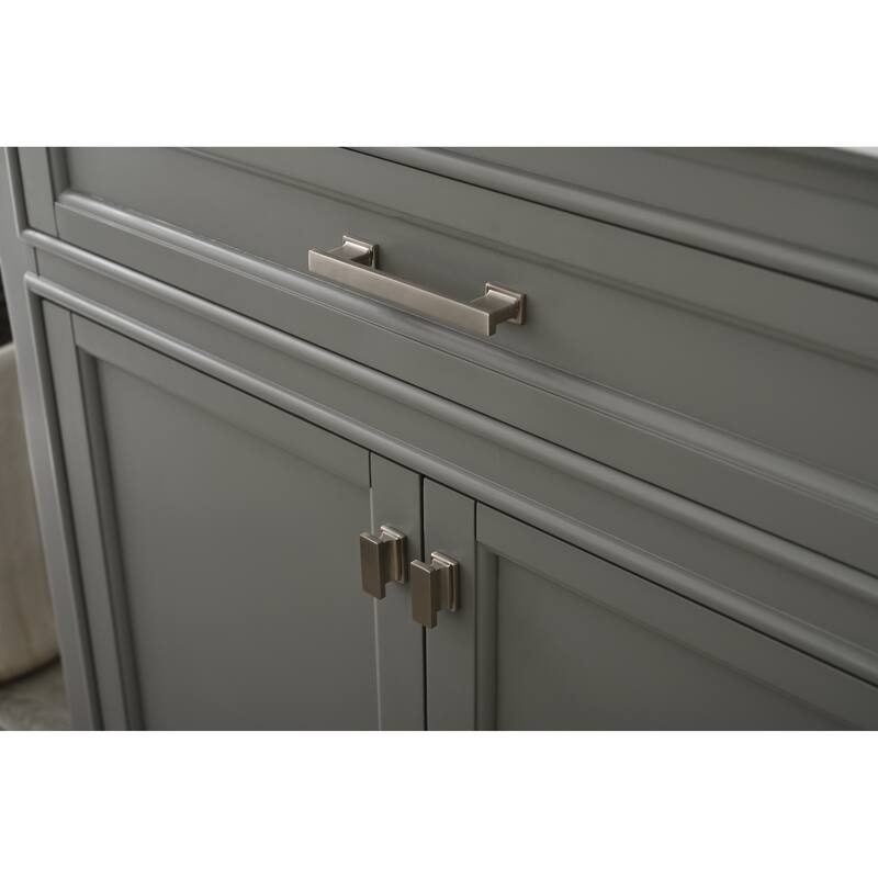 Milano 36" Single Vanity in Gray