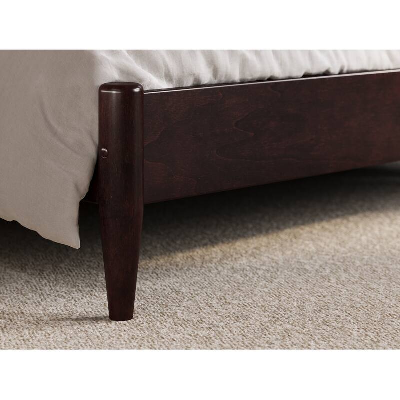 Charlotte Solid Wood Low Profile Platform Bed