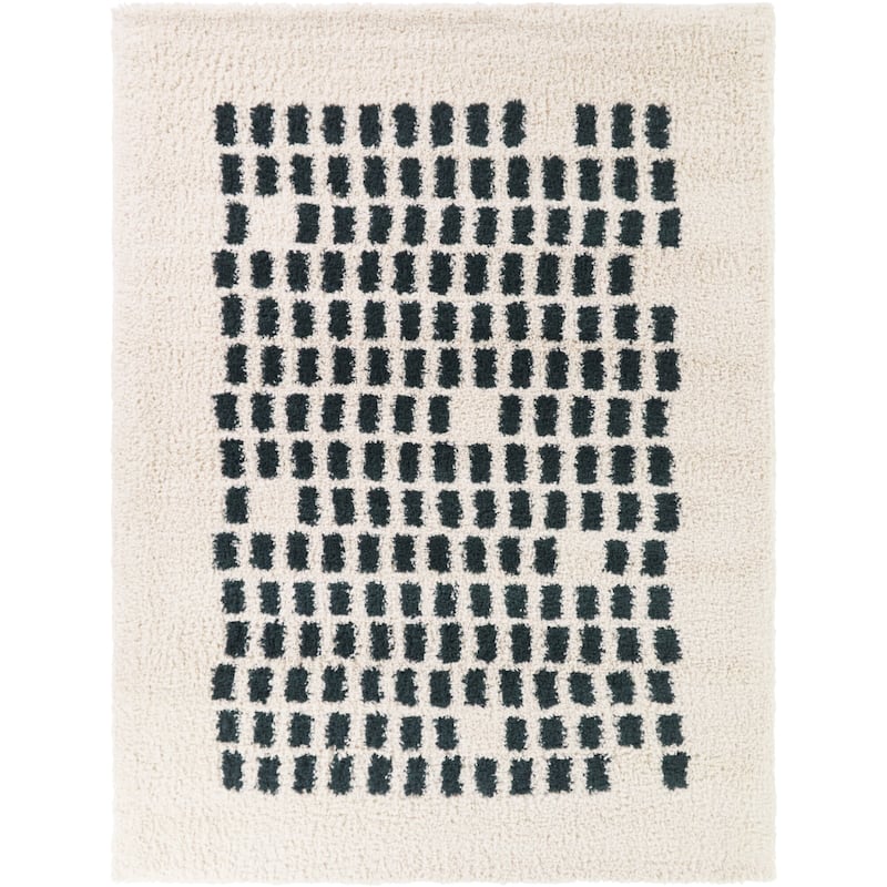 Thaddeus Geometric Shag Area Rug