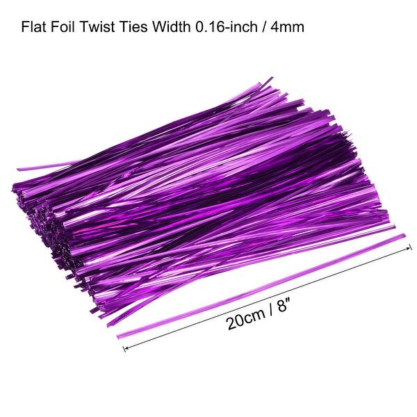 Foil Twist Ties Plastic Closure Tie for Manage Cords Bed Bath