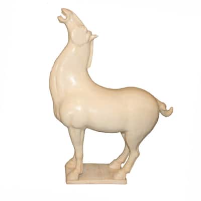 Artissance 28"H Terra Cotta White Stallion - Large