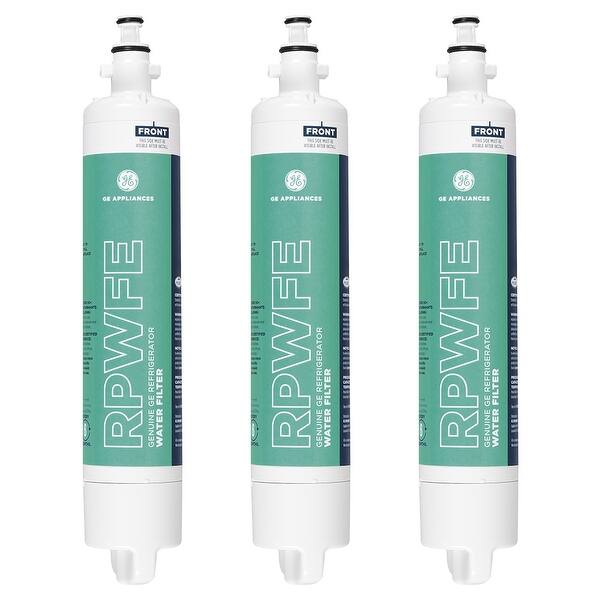 Shop Genuine Ge Rpwfe Refrigerator Water Filter 3 Pack White Full Overstock 18507442