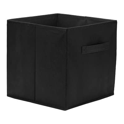 1 Pcs Collapsible Fabric Storage Cube Bin for Shelves Closet, 11 Inch Square Storage Basket for Organizing Clothes Books