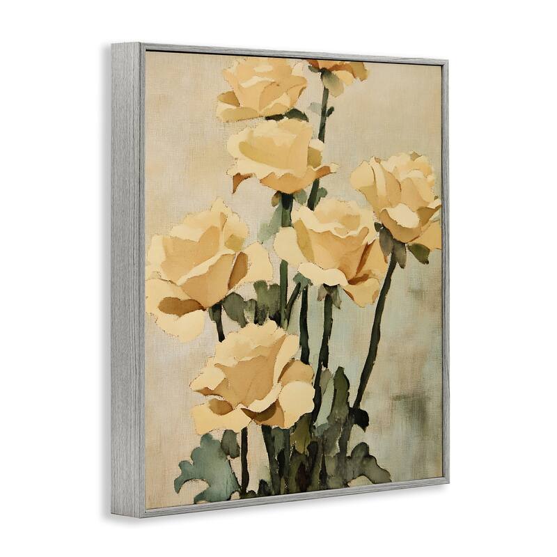 Stupell Vintage Roses Bundle Framed Giclee Art Design By Franklyn Gregory