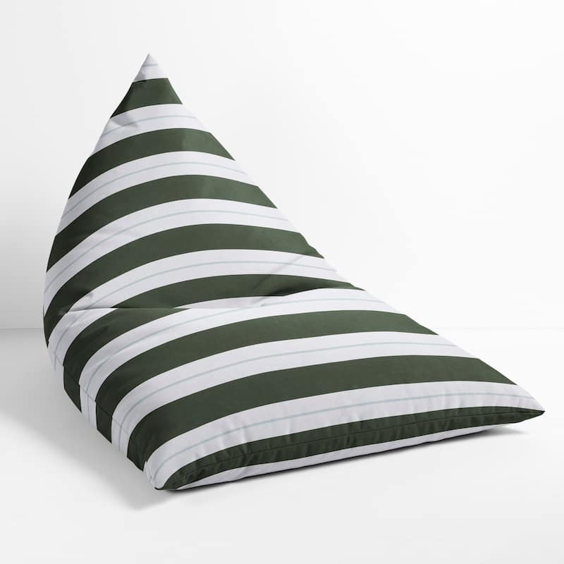 Sorra Home Sunbrella Outdoor Bean Lounger - 54 in W x 38 in W x 21 in H