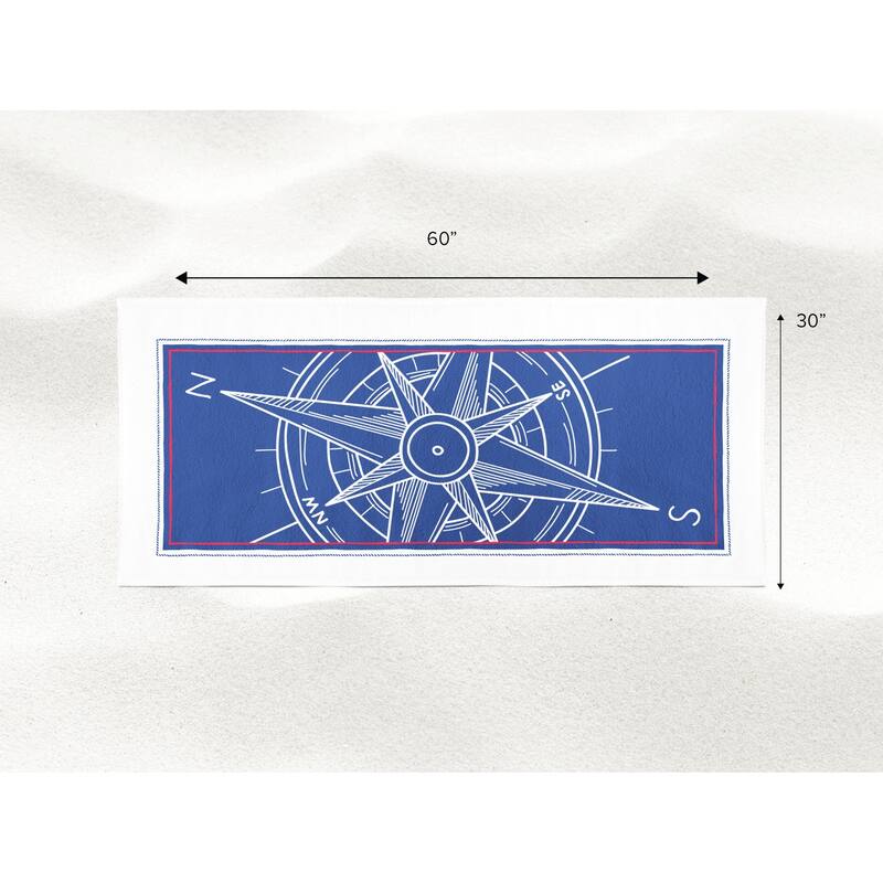 Arkwright Cotton Printed Novelty Beach Towel - 30x60 Inches