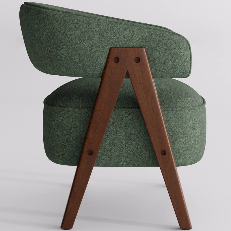 27.56" W x 23.62" D x 27.95" H Accent Arm Chair Fabric Living Room Chair Set of 2