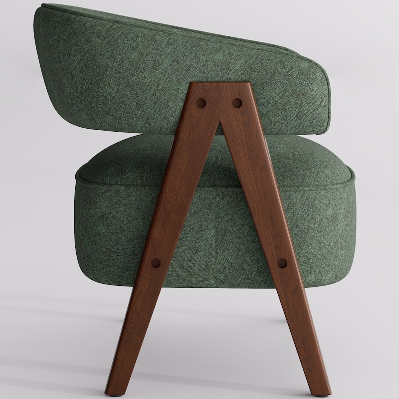 Accent Arm Chair Single Fabric Living Room Chair 27.56" W x 23.62" D x 27.95" H