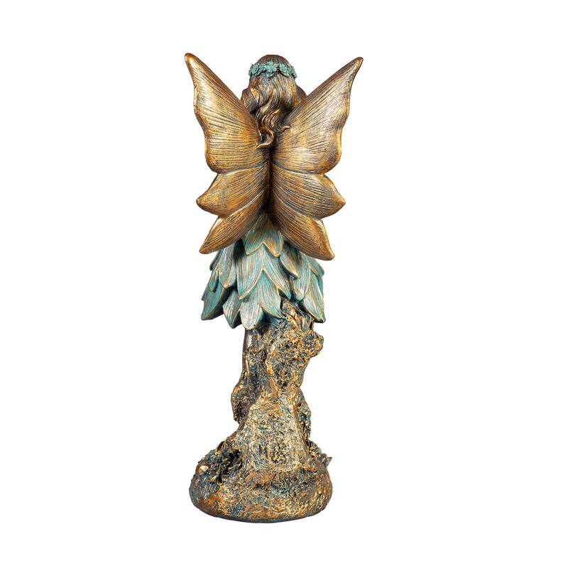 Resin Brilliant Fairy Statue, 14"H