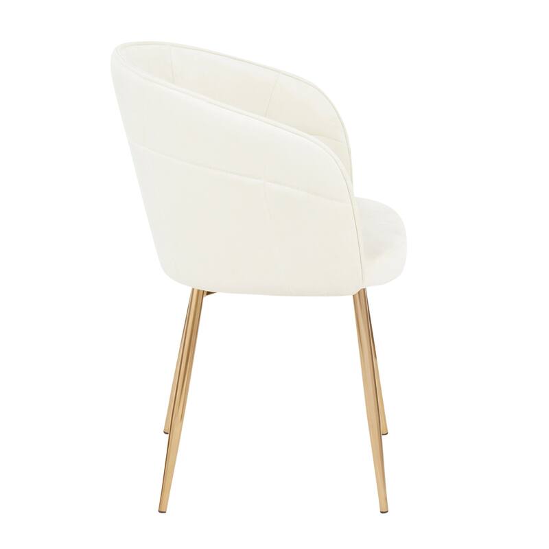 Silver Orchid Ralston Contemporary-Glam Velvet Upholstered Chair - N/A