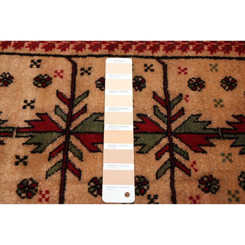 ECARPETGALLERY Hand-knotted Teimani Beige Wool Rug - 3'10 x 6'6