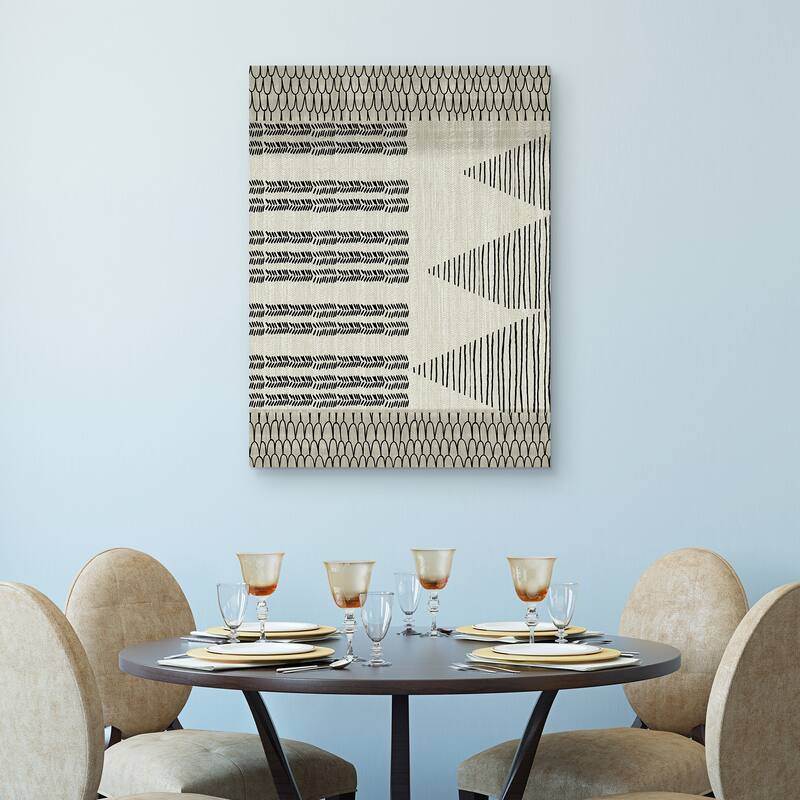 Ethnic Linen by Nikki Chu Canvas Art Print