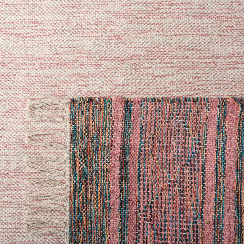 SAFAVIEH Handmade Montauk Natalie Boho Cotton Fringe Rug
