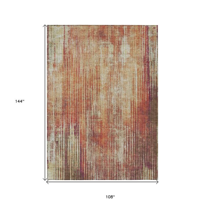 HomeRoots Striped Transitional Rectangle Outdoor Rug