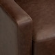preview thumbnail 31 of 55, Poly & Bark Sorrento 35" Lounge Chair - Full Grain Genuine Italian Leather