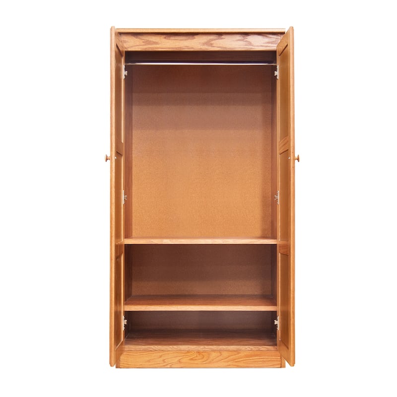 Concepts in Wood Armoire Wardrobe Closet, 5 ft Tall