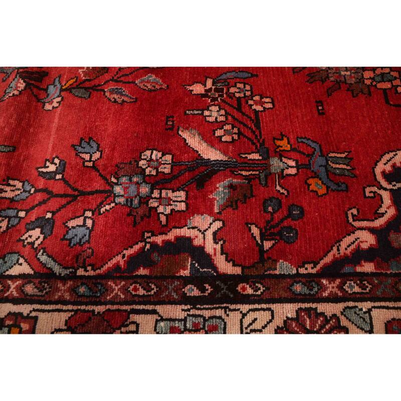 ECARPETGALLERY Hand-knotted Andelz Red Wool Rug - 3'10 x 9'9