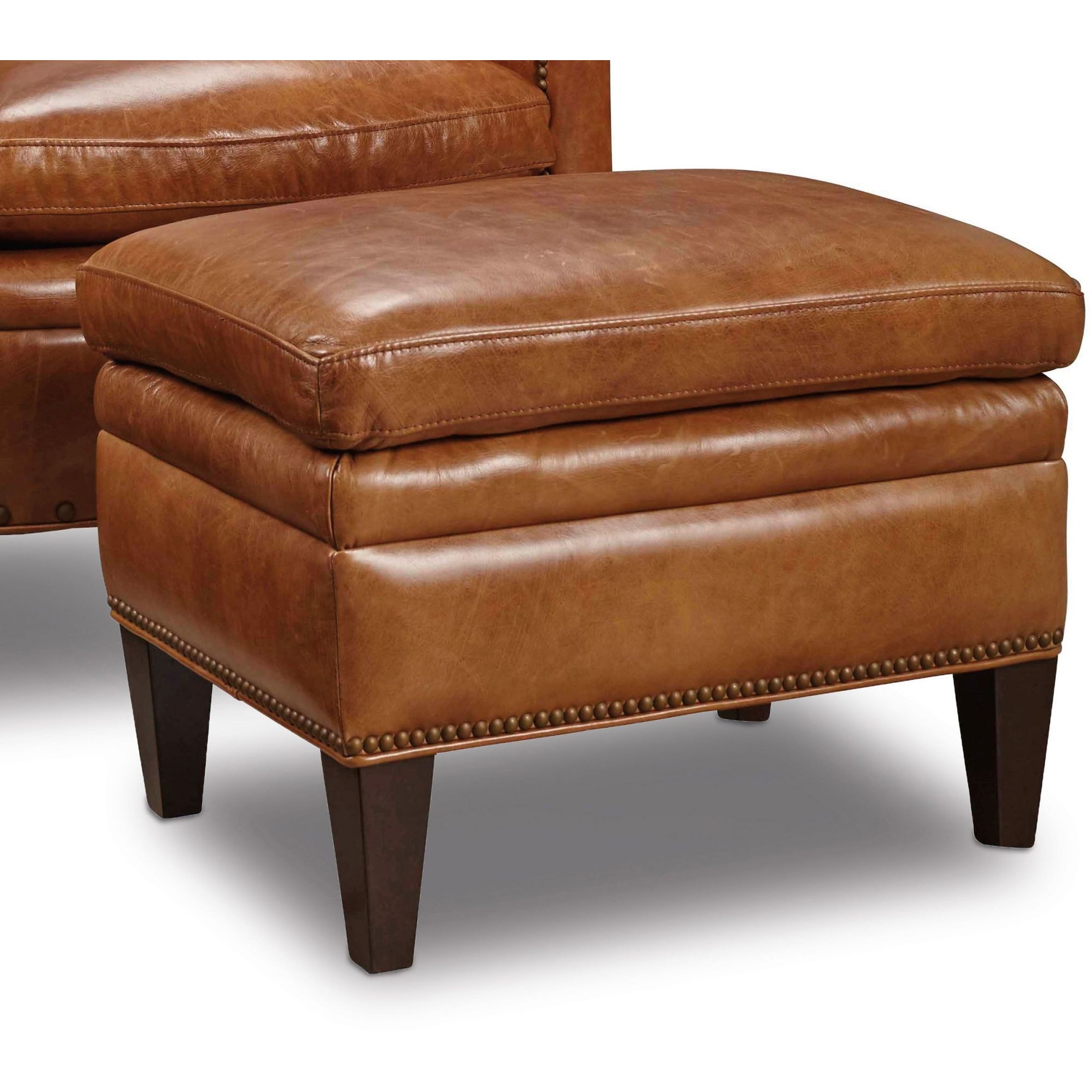 Hooker leather ottoman new arrivals