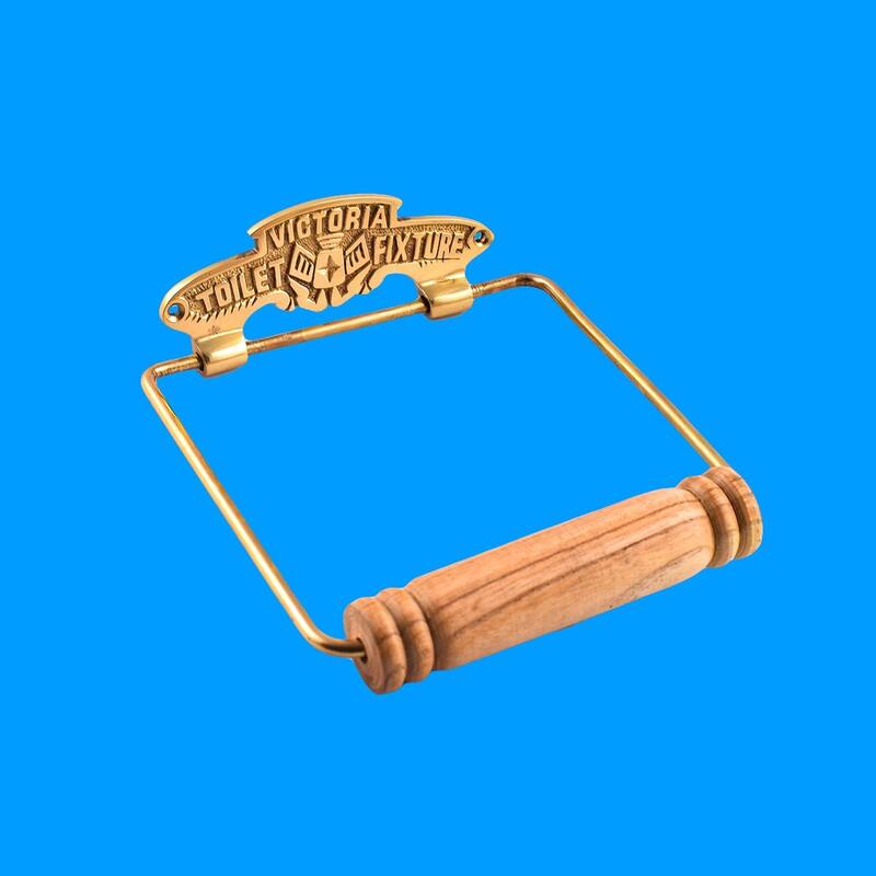 Brass Toilet Paper Holder Stand Wall Mount 5.8" Toilet Paper Roll Holder with Mounting Hardware Renovators Supply