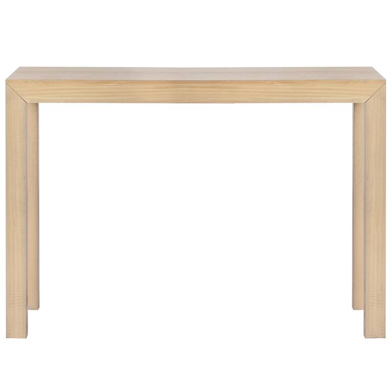 Pinewood Entryway Table Console with Sturdy Surface 220 lbs - 46.1 x 11.8 x 31.9 in