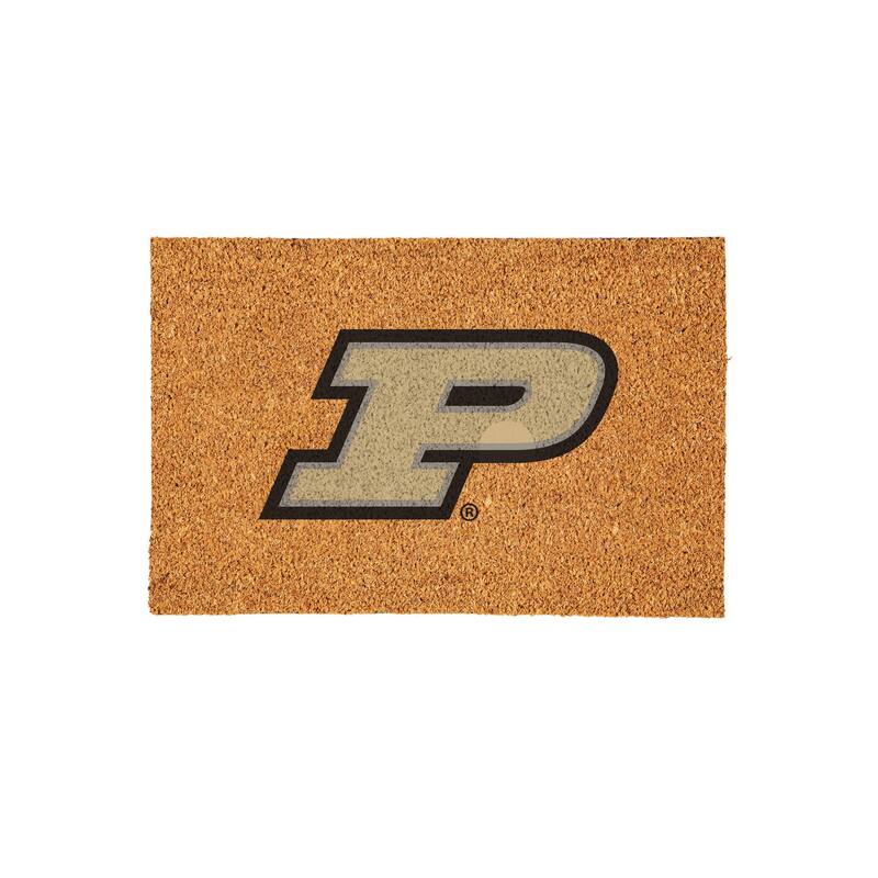 Purdue University Full Color Indoor/Outdoor Coir Mat