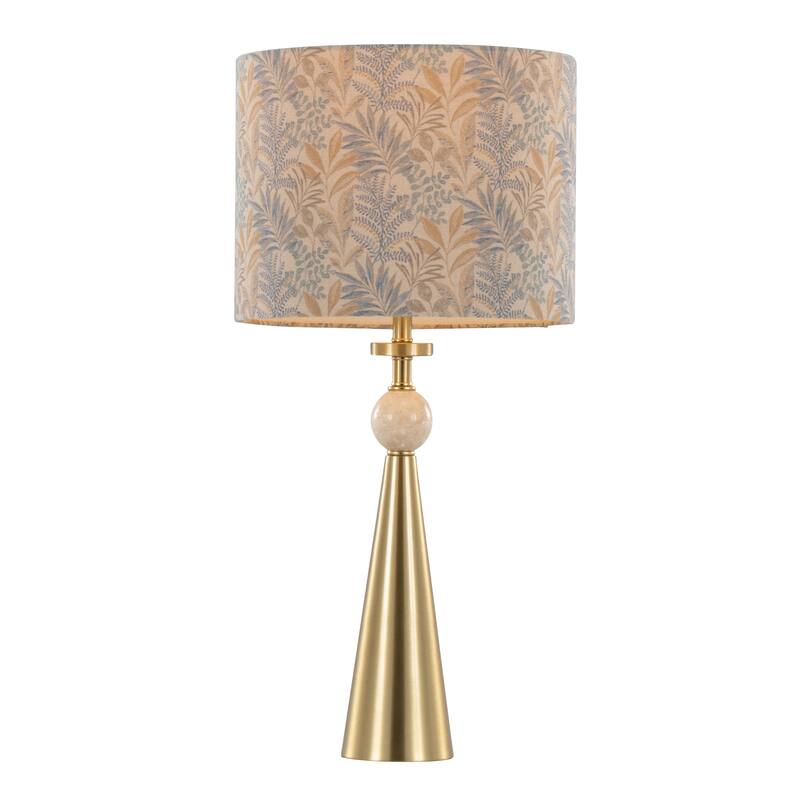 Cone Travertine 27" Table Lamp - Set of 2
