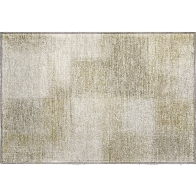 Premium Washable Super Soft Solid Geo Mayfield Rug