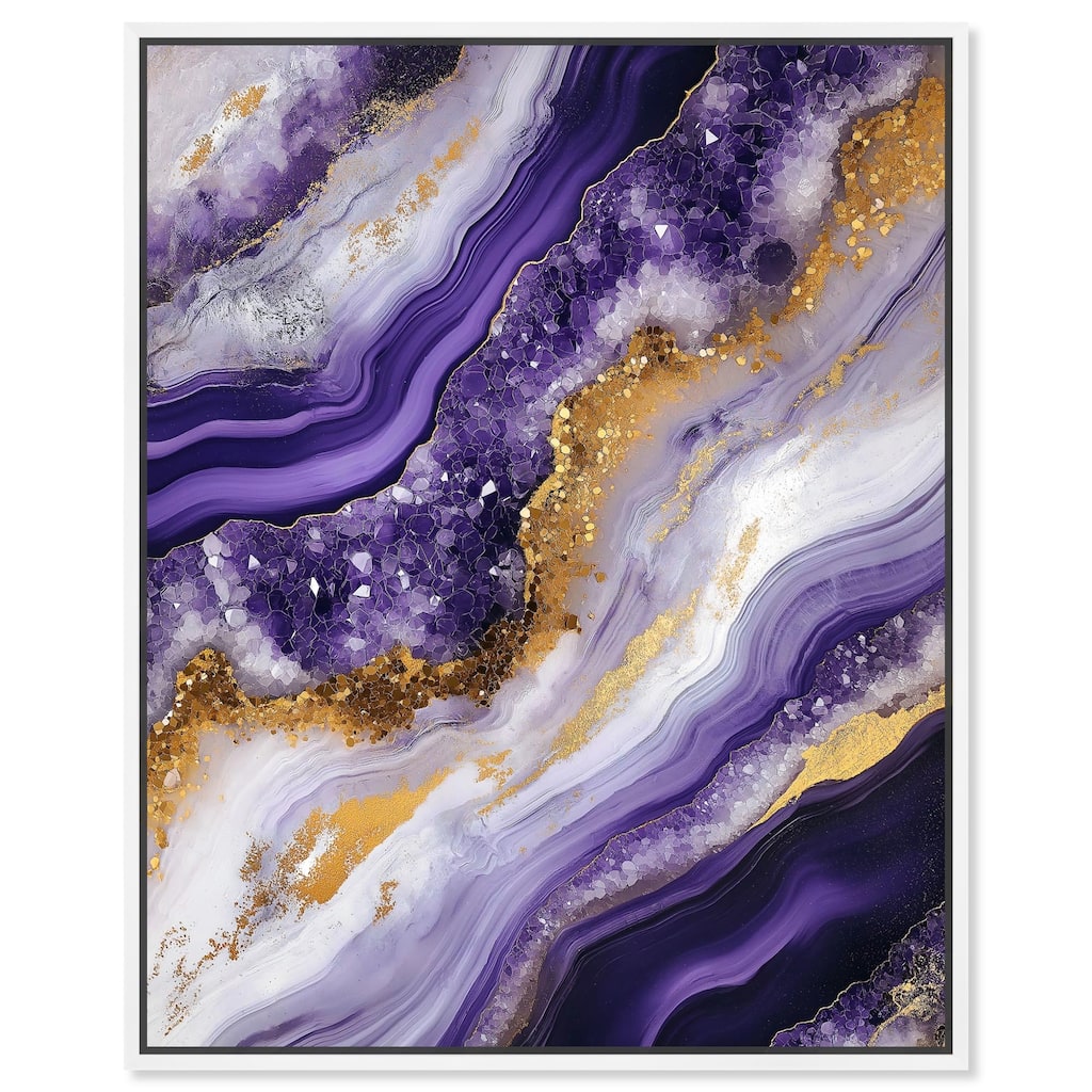 Gemstone Labyrinth I Canvas by Art Remedy